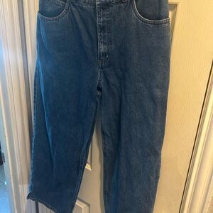 Nordstrom Relaxed Fit Blue capri jeans